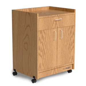 PROTEAM™ - 18"x24" Mega Cart with Drawer and Cabinet Storage